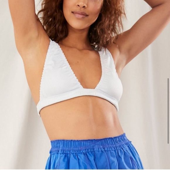 Free People Intimates Wait & See Bralette I’m Palest Sapphire - Picture 2 of 9